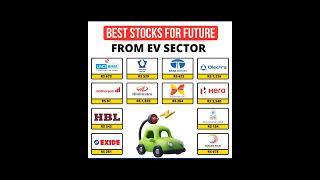 BEST STOCKS FOR FUTURE FROM EV SECTOR | EV Sector best stock #stockmarket