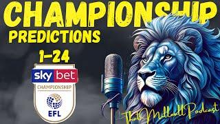 Championship 1-24 Predictions #football #championship #efl