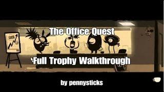 The Office Quest - Full Trophy Walkthrough - PS4 (No Commentary)