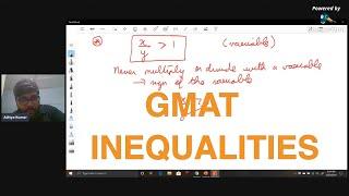 Crushing GMAT inequalities in 1 video - Live with Aditya Kumar