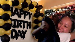 Gave her pre-birthday surprise! *she got emotional*|| DL41