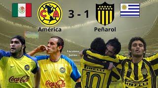 América 3 - 1 Peñarol | Copa Libertadores 2004 | Fase de grupos | Resumen completo.