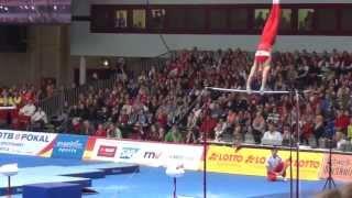 German National Championships Apparatus Finals Andreas Toba High Bar