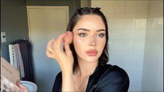 SIMPLE MAKEUP ROUTINE | SKINCARE, BROWS + EYELINER