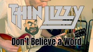 Thin Lizzy - Don't Believe a Word (Live and Dangerous)⎮Guitar cover