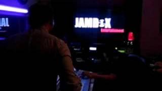 Jambox Entertainment Studio A recording session in progress