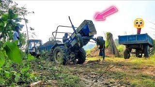 Swaraj 744 FE 4wd Tractor over Load Trolley  | Sonalika 47 Di RX over Load Trolley |JCB 3dx loding