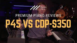 Yamaha P45 vs Casio CDP-S350 Digital Piano Comparison - Compact & Light Designs