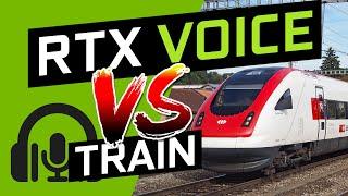 Nvidia RTX Voice vs Train noise | RTX Voice Demo Footage