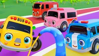 Car Wash Song - Wheels on the Bus - Finger Family | Nursery Rhymes & Kids Songs - Baby Car Songs TV