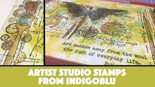 New Artist Studio Stamps from IndigoBlu