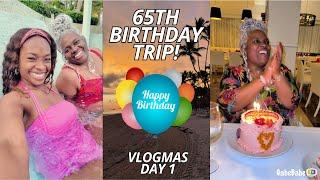 MOM'S BIRTHDAY TRIP TO PARADISE! | 2024 VLOGMAS DAY 1 