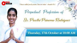 Thanksgiving Mass | Sr. PREETHI PRINEMA RODRIGUES (HMR) | St Patrick Church, Siddakatte