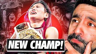 IYO SKY WINNING THE WOMEN'S WORLD TITLE WAS AMAZING (Wrestling Hot Takes)