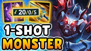 KHA'ZIX 1 SHOTS ARE BACK!! NEW BUILD EXPERIMENT (NEW EVOLVE ORDER + ELECTROCUTE)