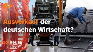 Übernahmen in der Energiewende - was der Viessmann-Verkauf bedeutet | ZDFheute live