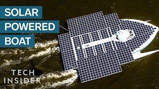 Giant Boat Is Powered Entirely By Solar Energy