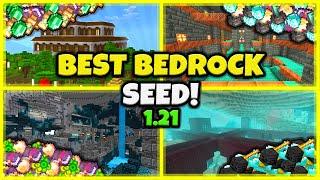 BEST SEED EVER!! In Minecraft Bedrock 1.21!