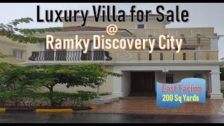 Luxury Villa for Sale at Ramky Discovery City # P37 || Lemoor Road || Thukkuguda || Srisailam Hwy ||