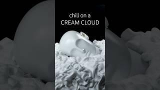 Chill on a CREAM CLOUD ️ #ASMR #shorts