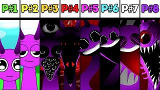 Mix Of All Monster Voices From Incredibox Sprunki | All Phases 1-8