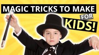 Easy Magic Tricks to Make for Kids - DIY Tricks: Vanish, Transform and More #easymagictricksforkids