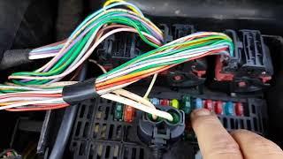 Citroen C4 1.4 not starting. P0201 P0202 P0203 P0204 P0443 open circuits. Fault finding and repair.