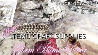 Get Ready for GLAM Home Decor with TEMU Craft Supplies! 