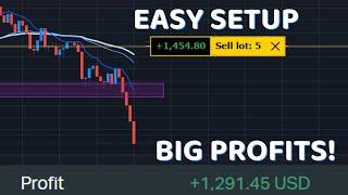 My EMA Trading SETUP You NEED to Know!  - Live Trading BTC Crypto Bitcoin