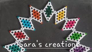 Easy colorful Mahirap Tutorial by Sara's creations