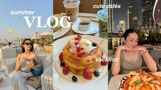 summer vlog | travel, cafe hopping, beach day ️| Dubai diaries