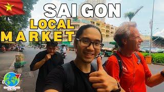  The BIGGEST LOCAL MARKET in Sai Gon?? Chợ Lớn - Part 2 #saigon #travel #streetfood #market