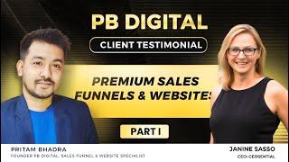 I Hired Pritam & PB Digital For My Book Funnel And This Happened: Janine Sasso!