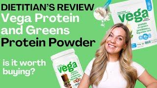 Vega Protein and Greens Plant-based Protein Powder Review (NOT SPONSORED) by a dietitian