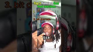 Top 5 Funniest TikTok Reactions to Sour Sweets  | #4 Is Painful!
