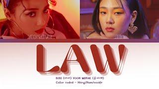 Yoon Mirae (윤미래), BIBI (비비) - LAW (Prod. by Czaer) (Color Coded Hang/Rom/Eng)