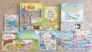 Usborne Plane, Train, How Things Work, Things That Go, Jobs, Peek Inside a Plane, Look Inside Trains