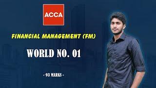 Tips from ACCA FM (F9) GLOBAL PRIZE WINNER