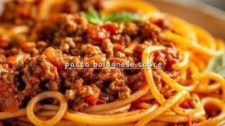 Girls Therapy | making an simple pasta with bolognese sauce (untalking video)