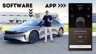 Lucid Air Software & Mobile App Deep Dive! Huge Updates For Version 2.4 With ADAS & More