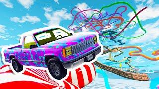 CARKOUR 3 Is Making Us INSANE! Hardest Obstacles Yet! - BeamNG Multiplayer Carkour