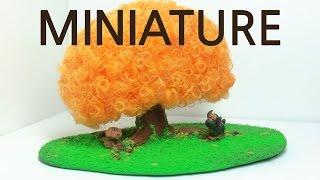 미니어쳐 나무 만들기! (복실복실 둥둥?) Miniature Tree Polymer Clay Tutorial