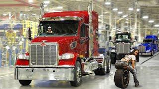 Inside US Peterbilt Truck FactoryProducing Giant Trcuks [Manufacturing processs] Assembly line