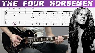 METALLICA - THE FOUR HORSEMEN (Guitar cover with TAB | Lesson)