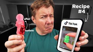 Viral TikTok Recipes ft Giant Fizzy Gummy Bears