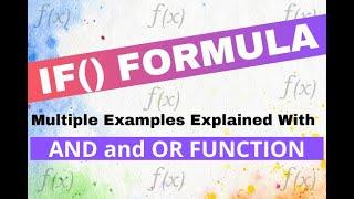 Excel IF Function from Basics to Advanced: Multiple Examples with And and Or Functions Explained