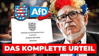 Thüringen: DAS KOMPLETTE URTEIL