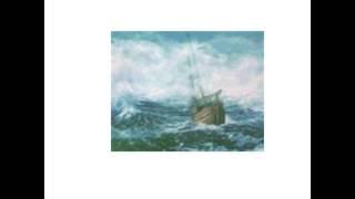 Jonah in Storm on Ship