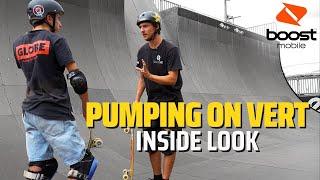 Fundamentals of pumping on vert - SKATEiQ Camp @ Monster Skatepark