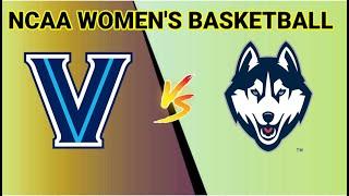 Villanova Wildcats vs UConn Huskies  | 2025 NCAA WOMEN'S BASKETBALL LIVE SCORE